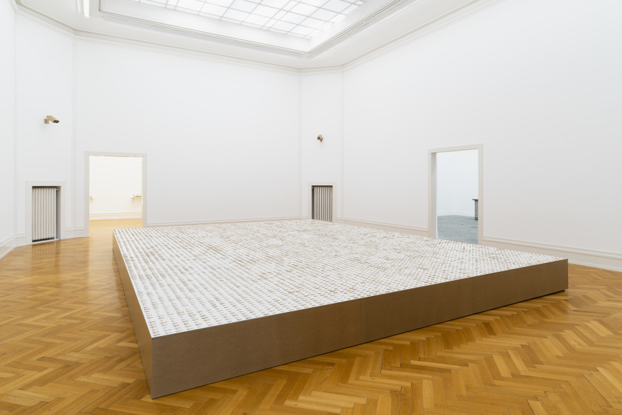 Jean-Frédéric Schnyder, das Andere, 2014–2021, Detail, Holz geschnitzt, 14‘400 Teile (Version Kunsthalle Bern: 9‘216 Teile). Courtesy Eva Presenhuber Zürich / New York. Photo: Gunnar Meier