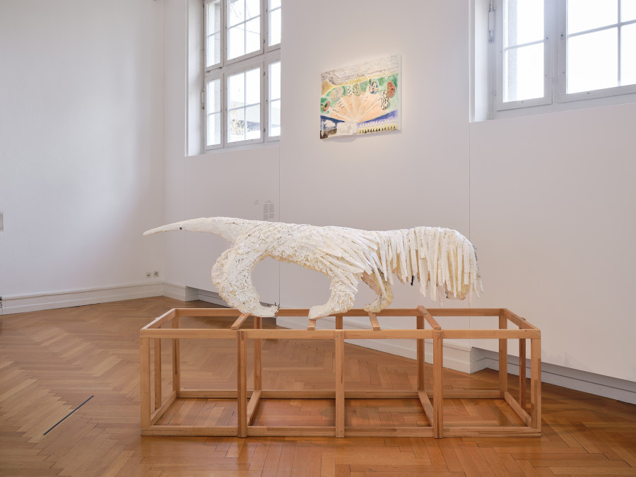 Lin May Saeed, exhibition views, Kunsthalle Bern, 2026. Photo: David Aebi. Courtesy: Estate Lin May Saeed; Jacky. Strenz, Frankfurt am Main.