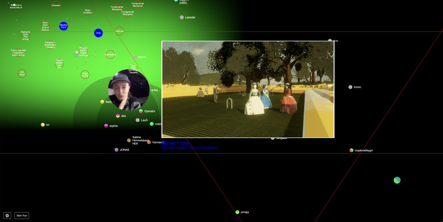 Virtula.hek.ch - Who is Online? Game Art in the Age of Post-NFTism - Vernissage Launch, 2023, HEK, Foto: HEK