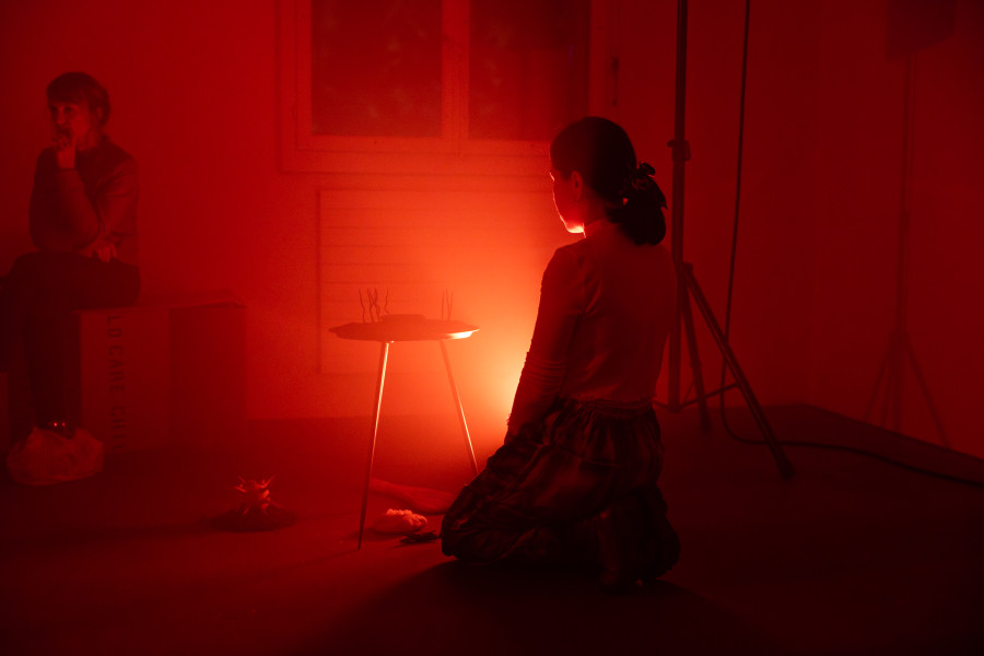 Multisensory evenings: #2 A quiet digest, Installation view, 2023, Friart.