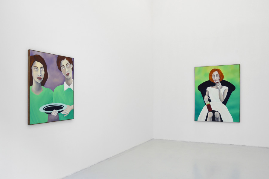Exhibition view, "Together Separated", Rebecca Brodskis, Fabienne Levy, Lausanne, 2025. Photo credit: Tristan Savoy