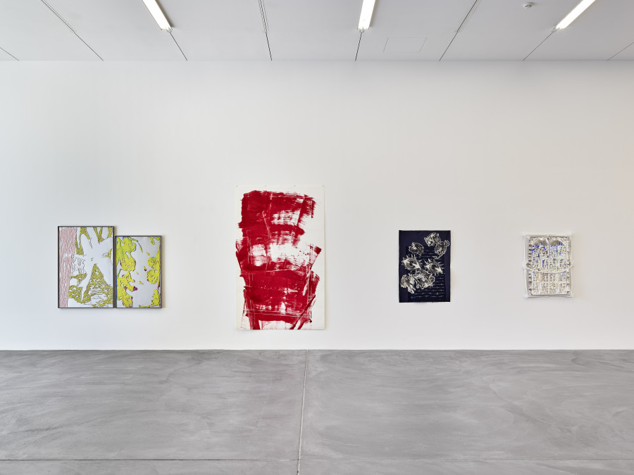Installation view, MONOTYPES, Edition VFO at Kunsthalle Zürich, 2023. Courtesy of Edition VFO, Kunsthalle Zurich, the artist and Bernhard Strauss.