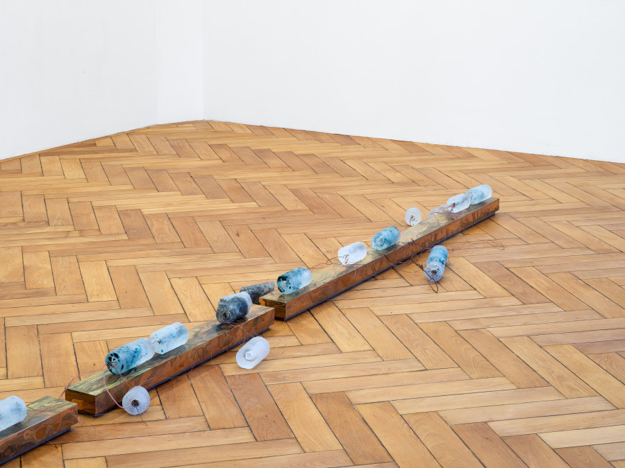 Matheline Marmy, No Prospect for an End, installation view Stadtgalerie Bern, 2025. Photo: Cedric Mussano. Image copyright and courtesy of the artists and Stadtgalerie, Bern