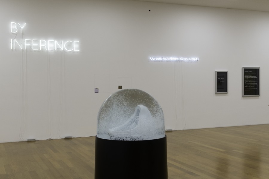 Exhibition view, Artist’s Choice: Bethan Huws, 1.3.–1.9.2024, Kunstmuseum Liechtenstein, Vaduz. Photo: Alicia Olmos Ochoa. © Kunstmuseum Liechtenstein / 2024, ProLitteris, Zurich