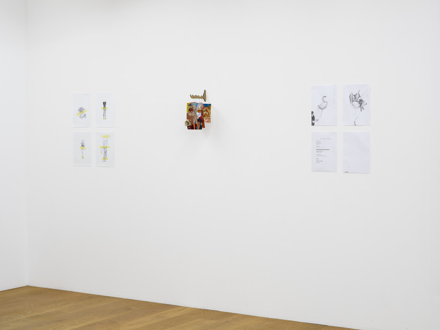 Kirchgasse Gallery, Didactic Poetry, Installation View, 2023 / Photo: Cedric Mussano / Courtesy: The artist and Kirchgasse Gallery