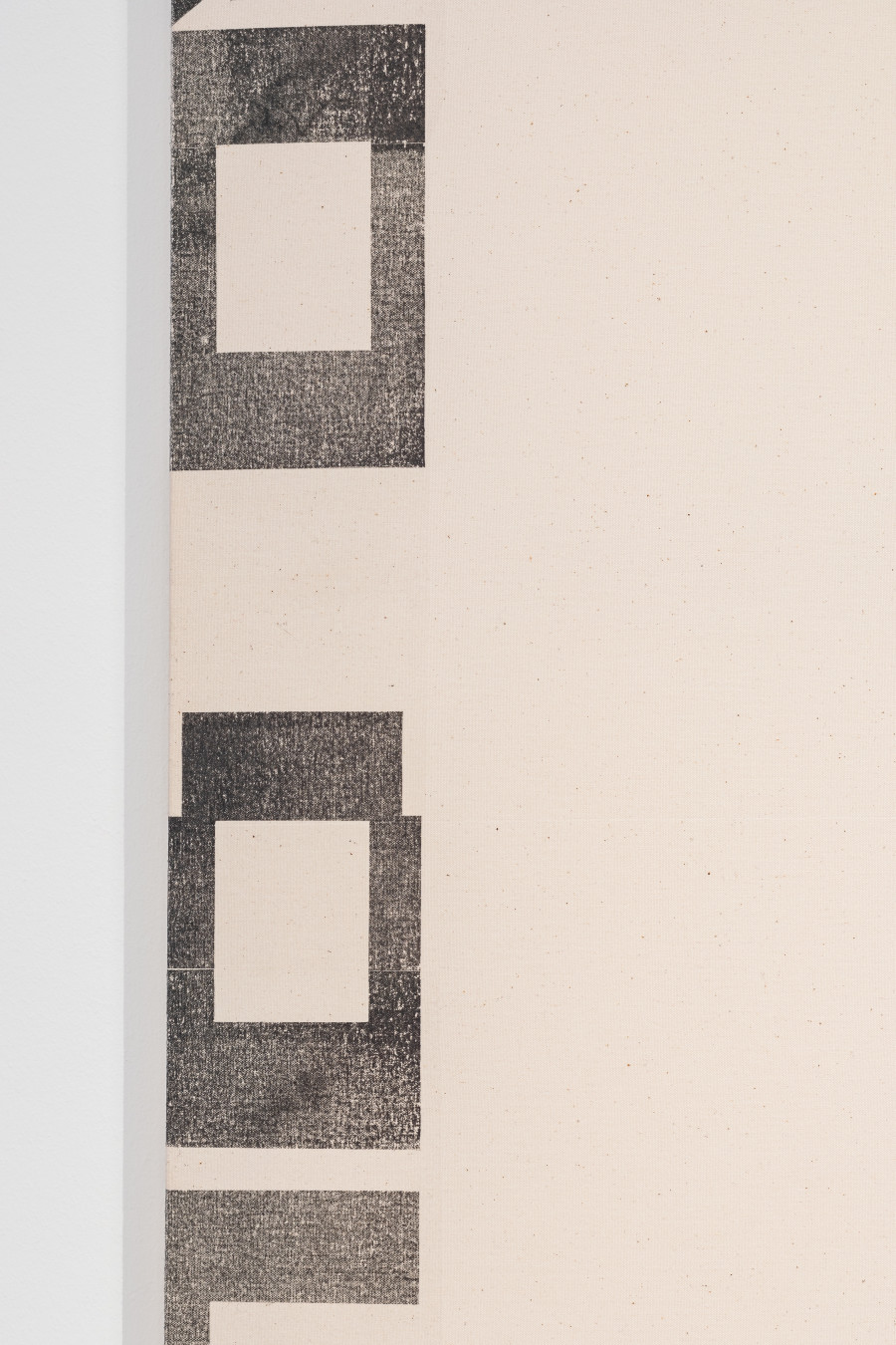 Marlene McCarthy, Untitled (Bend Over Become Salvation) (detail), 1993, Heat Transfer on Canvas, 198 x 152 cm Private collection, Switzerland. Photo: Kilian Bannwart