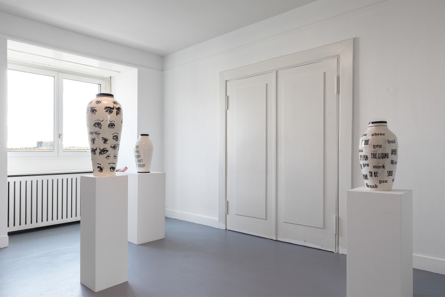 Exhibition view, La noche Bolana, Renata Petersen & Martin Soto Climent, The Lighthouse, 2023. Photo credit: Simon Baumberger