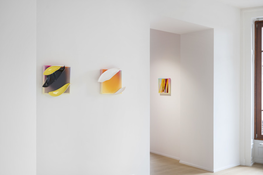 Exhibition view, Márton Nemes, Your Thoughts Become Your Words, Your Words Becomes Your Reality, Wilde, Geneva, 2025. Photo credits : Studio Eric Bergoend. Courtesy Márton Nemes and Wilde