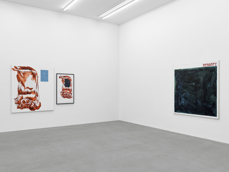 Installation view, Matias Faldbakken, Abstracts and Pewter Abstracts, Galerie Eva Presenhuber, Waldmannstrasse, Zurich, 2025. © Matias Faldbakken. Courtesy the artist and Galerie Eva Presenhuber, Zurich / Vienna. Photo: Stefan Altenburger Photography, Zürich
