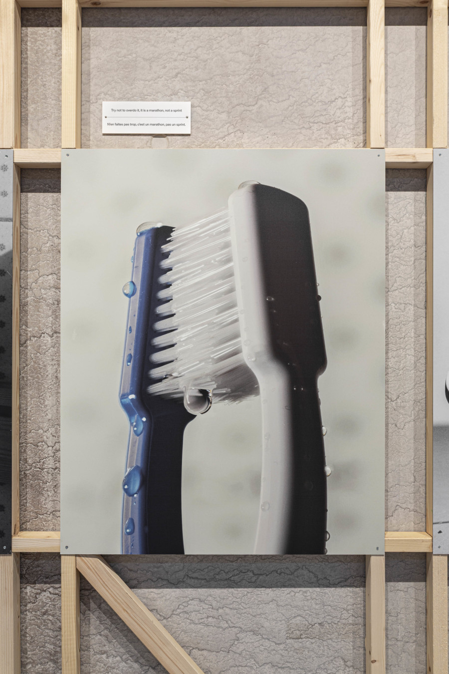 Installation view, Sabine Hess & Nicolas Polli, One Bed, Two Blankets, Seventy-Six Rules, Maison de l'enfance et de l'adolescence, Centre de la photographie Genève, 2025. Photo credit: Aix Golay