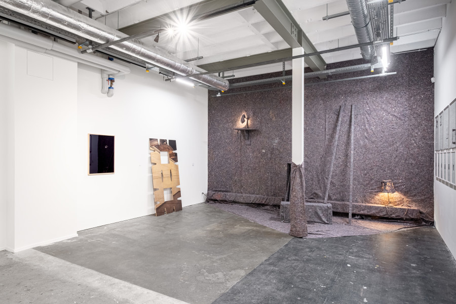 Exhibition view, Group Show «Spielact Festival» at Le Commun, Geneva, 2025. Photo credit: Daniel Leal