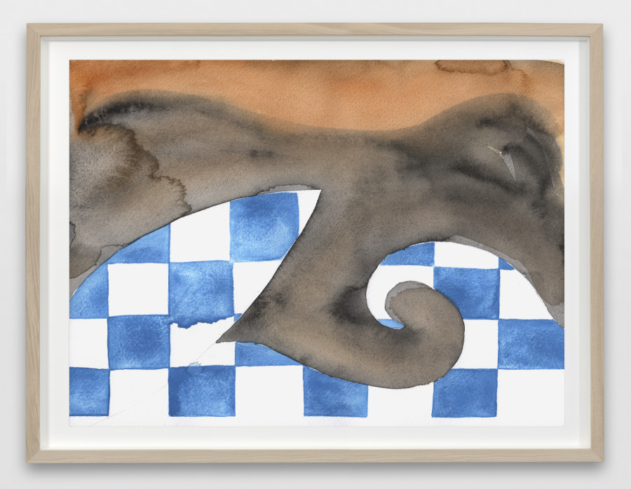 Mai-Thu Perret, Untitled, 2023, Watercolour on paper, 22.8 x 30.6 cm