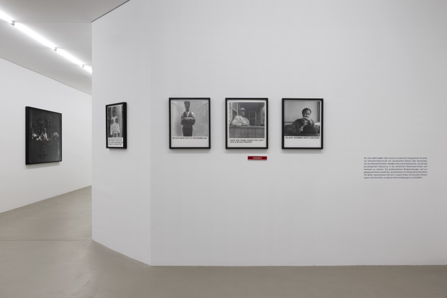 Exhibition view, Carrie Mae Weems, The Evidence of Things Not Seen, Kunstmuseum Basel, 2023-2024. © bei der Künstlerin / the artist. © Carrie Mae Weems. Courtesy of the artist, Jack Shainman Gallery, New York and Galerie Barbara Thumm, Berlin. Photo Credit: Gina Folly