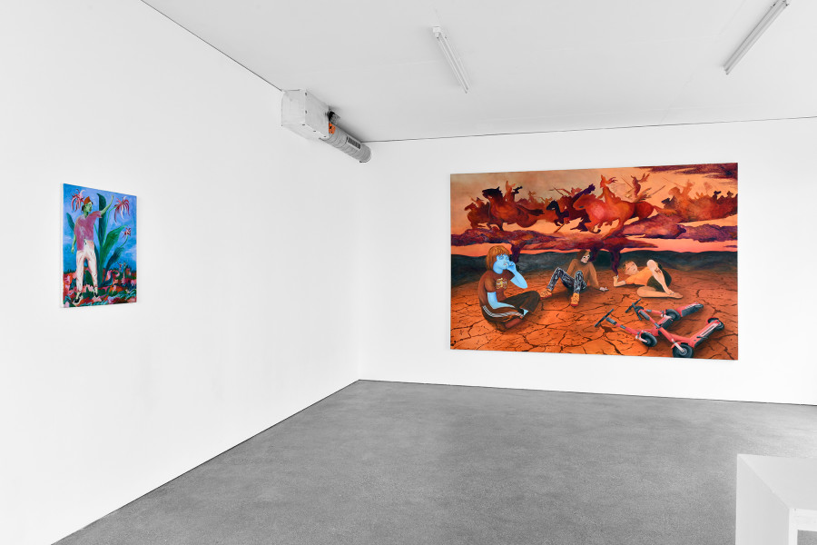 Exhibition view, Noemi Pfister, Happily Aging & Dying, Espace 3353, 2022-2023. Photo credit: Zoé Aubry. Courtesy: the artist and Espace 3353