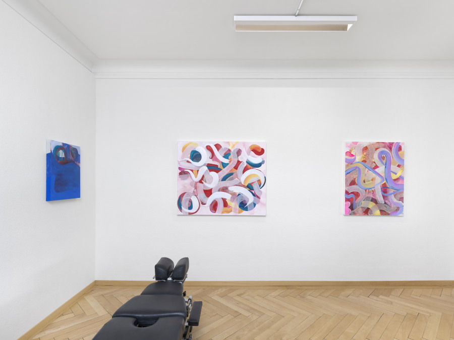 Exhibition view, Seol Kwon, Lunula, BELETAGE Art Space, Zürich, 2025. Photo credit: Annik Wetter, courtesy BELETAGE, Zurich