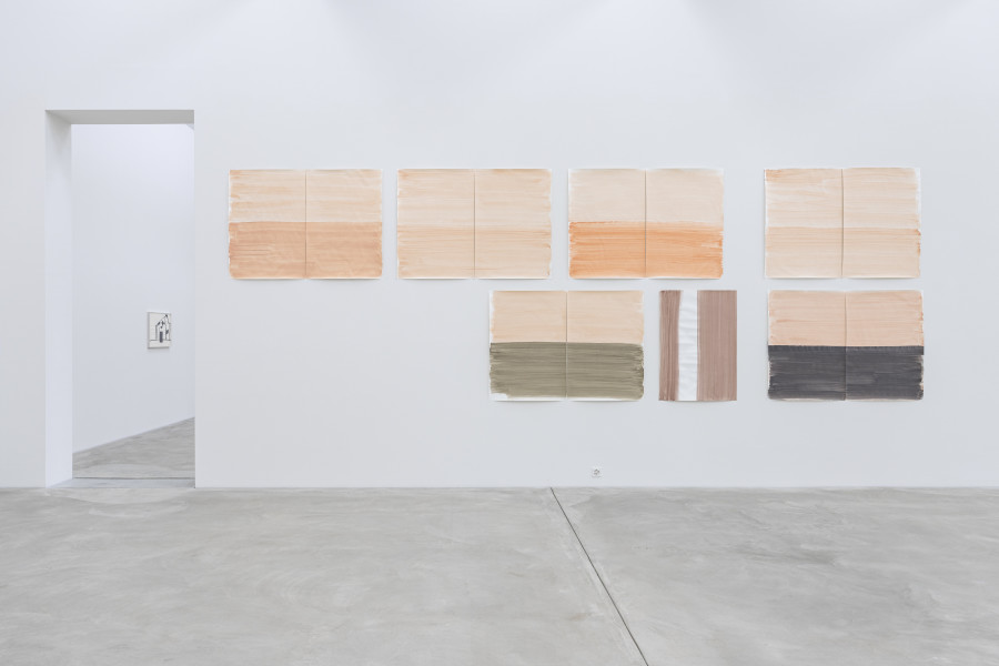 Silvia Bächli, Ausstellungsansicht Dass eins zum anderen wurde. Welches welches ist?, Kunst Museum Winterthur, 2024. Foto: Reto Kaufmann, Zürich