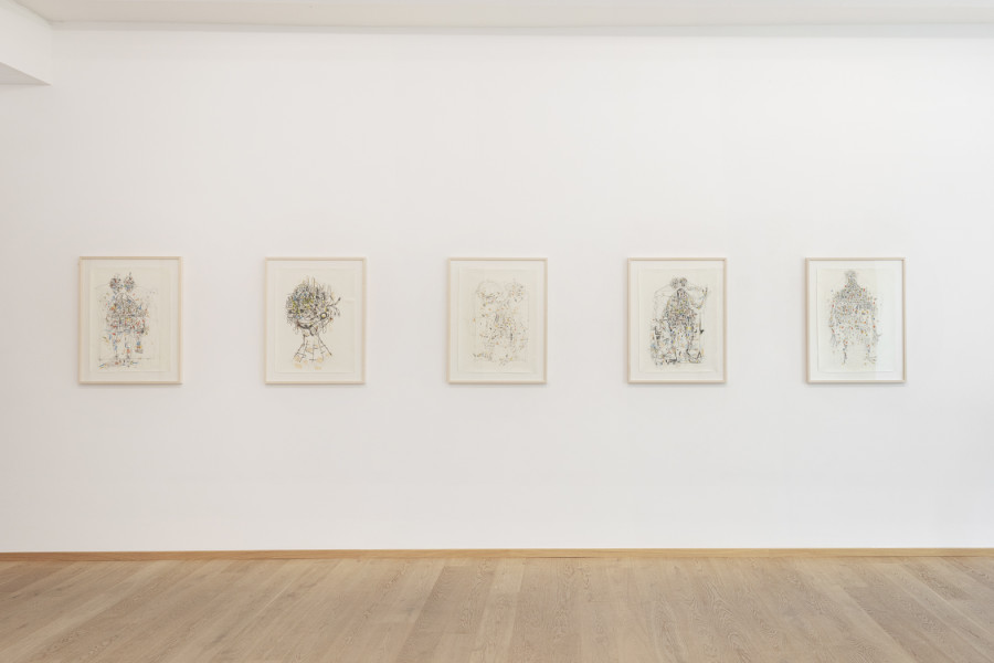 Alexi Tsioris, Mythos Alpha, Installation view, Livie Gallery, photos by Esther Mathis