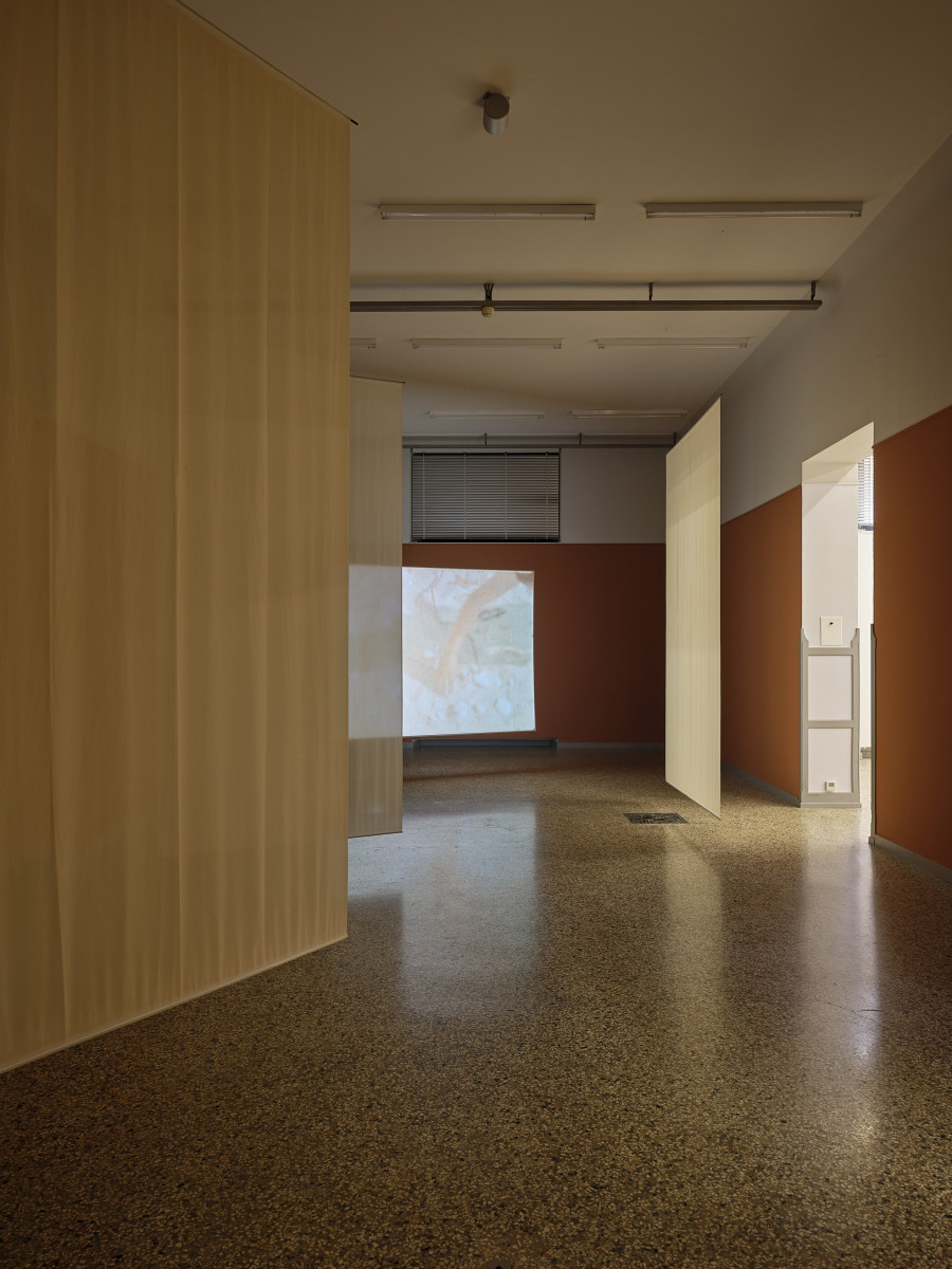 Ausstellungsansicht Dimitra Charamandas, Tides, Kunstmuseum Solothurn, 17.9.-31.12.23, Foto: David Aebi