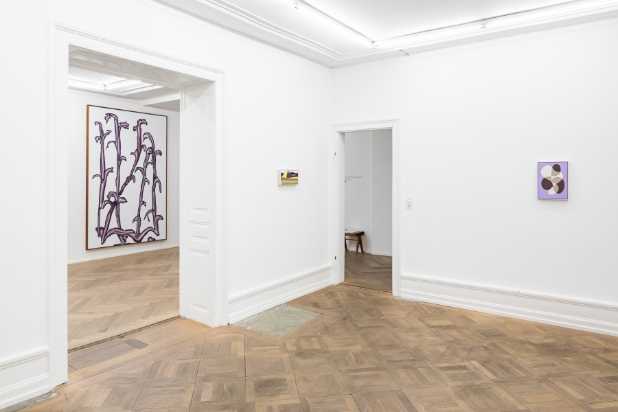 Exhibition view, Albrecht Schnider, at the garden’s Border, Mai 36 Galerie, 2023. Photo credits: Peter Baracchi