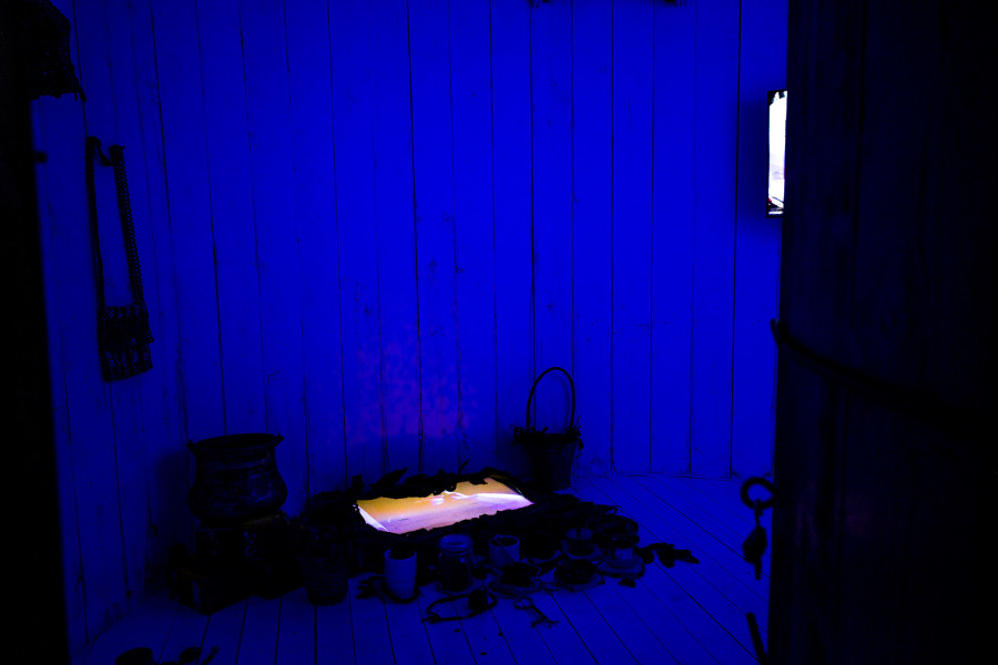 Installation view, Bobogwani Nde Solo, Installation by Rencontres Plurielles, SALTS, 2024.