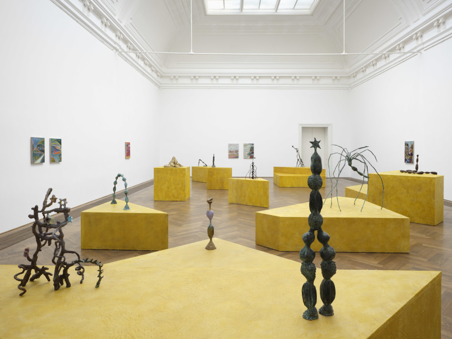 Diambe, Bees beings beans, exhibition view, Kunsthalle Basel, 2026, photo: Philipp Hänger / Kunsthalle Basel