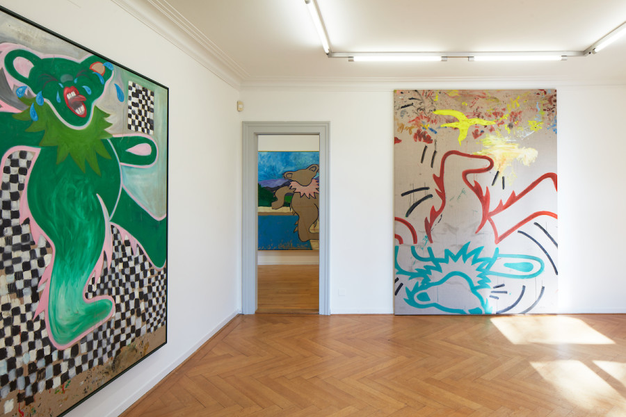 Tina Braegger, exhibition shots “One Million Bears”, 2025, Museum im Bellpark, Kriens. Photo: Martin Stollenwerk
