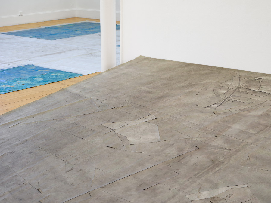 Olga Balema, The bizarre space of complex numbers, installation view, Kunsthalle Friart Fribourg, 2025. Photo: Cedric Mussano