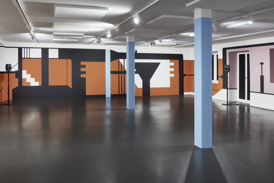 Exhibition view, Laura Mietrup, WHITE WHITE NOISE, Zimmermannhaus Brugg, 2025. passage, Zimmermannhaus © Kaspar Ruoff