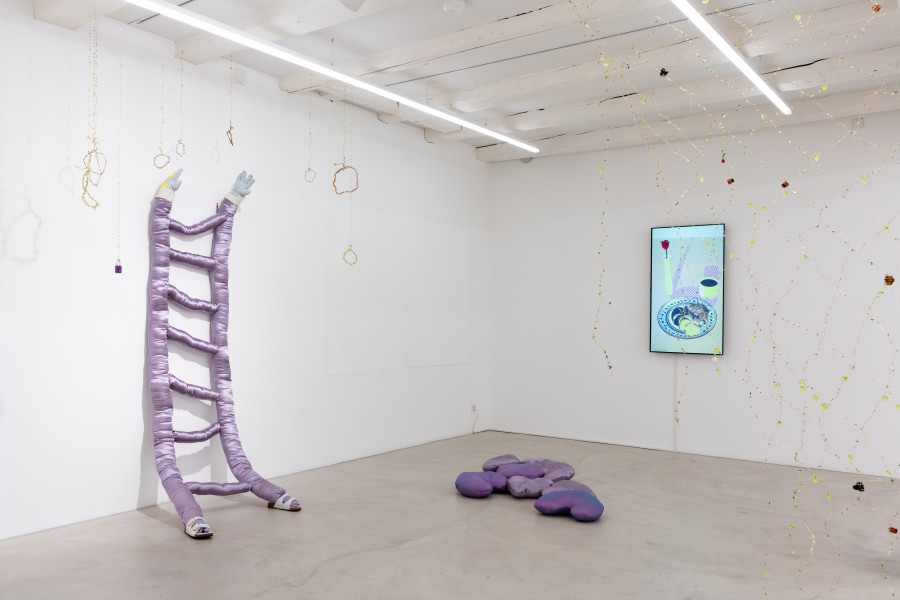 Installation view, Now, wouldn’t that be iconic, Ausstellungsraum Klingental, 2024. Photos by Jennifer Merlyn Scherler