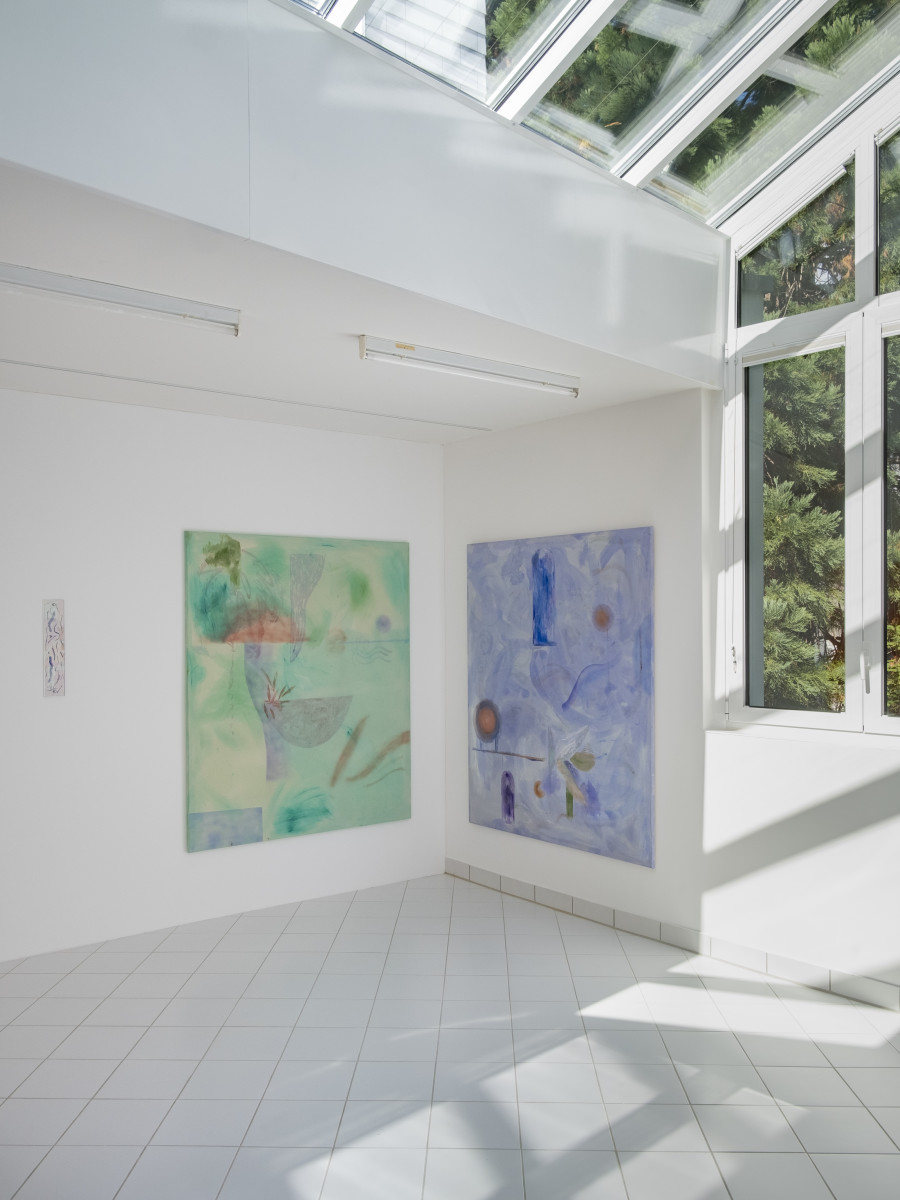 Zoé de Soumagnat, The water doubly sleep, installation view, 2022