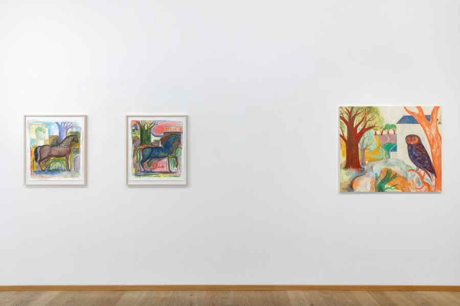 Installation view, Ralph Bürgin, Forum, Livie Gallery, 2025, Photos: Esther Mathis
