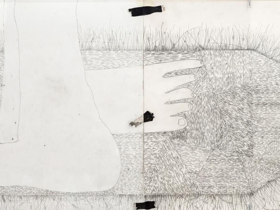 LA Timpa, Take one enemy, risk making twelve (Detail), 2025, in I Got A New Joint: What I Should’nt Do With The Money, Kunsthalle Winterthur, 2025. Photo: Cedric Mussano. Courtesy of Kunsthalle Winterthur.