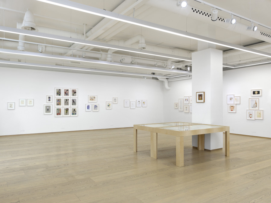 Installation Views, Yoshitomo Nara: The Bootleg Drawings 1988–2023, Pace Gallery, Geneva, Nov 17, 2023 – Feb 29, 2024. © Yoshitomo Nara, courtesy Pace Gallery. Photo: Annik Wetter, courtesy Pace Gallery