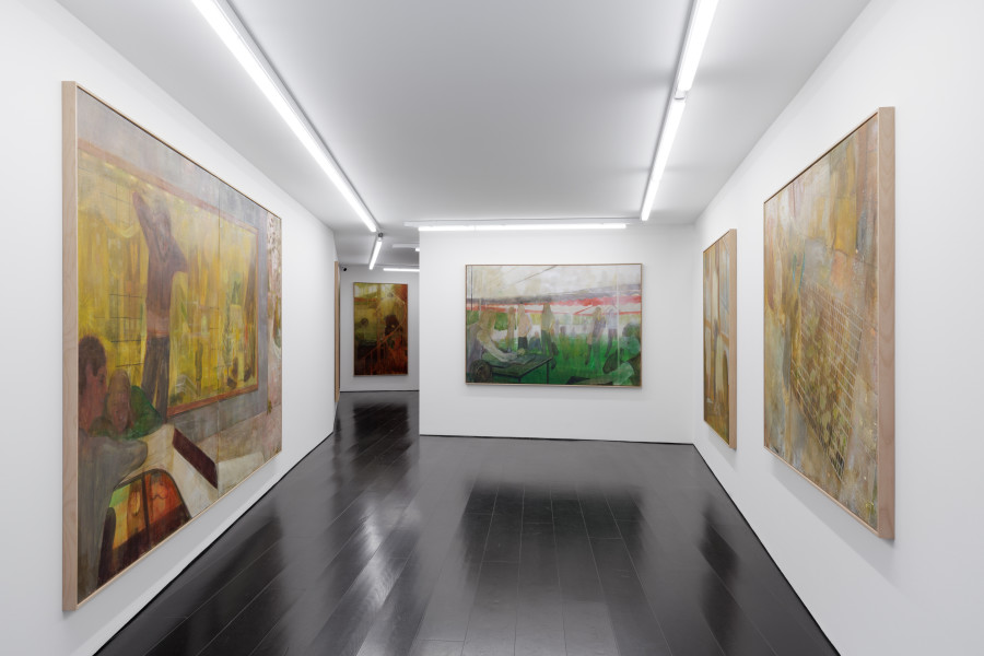 Installation view, Travis MacDonald, Autoluminescent, Contemporary Fine Arts CFA, Basel, 2025. Courtesy Contemporary Fine Arts. Photo credit: Gina Folly