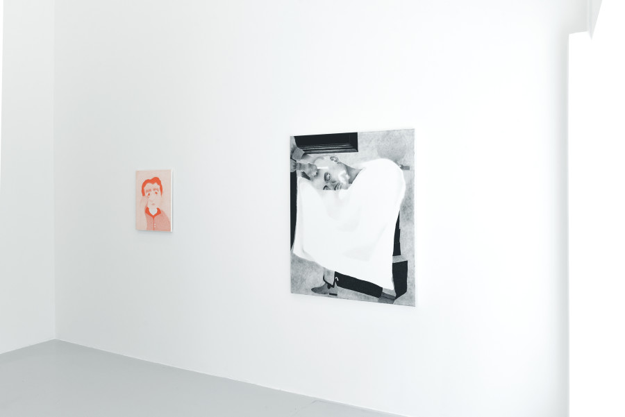 Exhibition view, Finding Words, Fighting Words, Anjesa Dellova, Fabienne Levy, Lausanne, 2025. Photo credit: Tristan Savoy