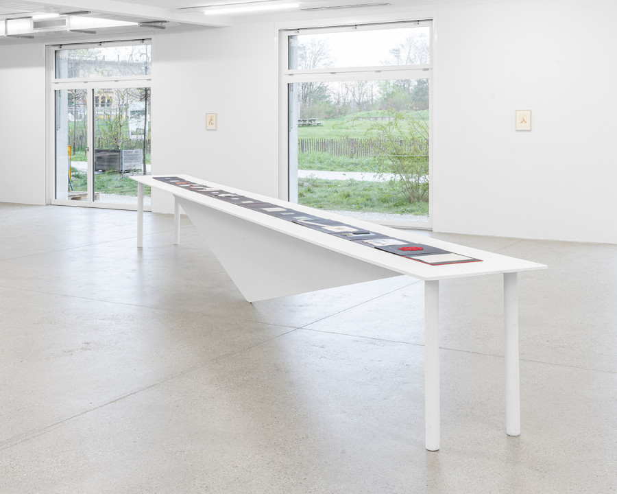 Exhibition’s view « Sur un fil », Andrée Cauderay Vuilleumier, CALM – Centre d’Art La Meute, Lausanne, Switzerland, 2026 / Photo: Théo Dufloo / Courtesy of the artist.