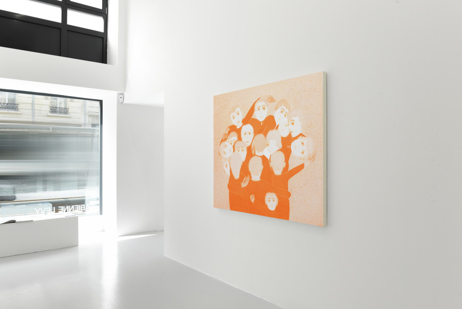 Exhibition view, Finding Words, Fighting Words, Anjesa Dellova, Fabienne Levy, Lausanne, 2025. Photo credit: Tristan Savoy