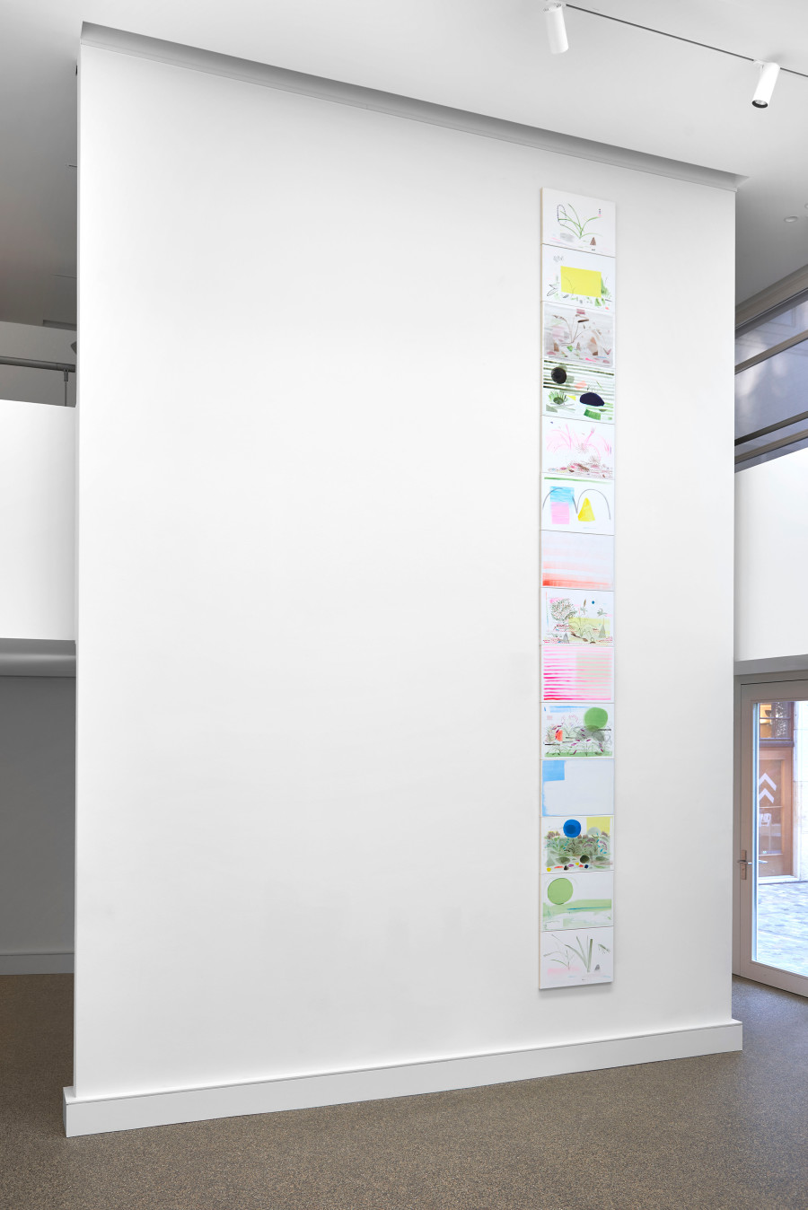 Exhibition view, Charlotte Herzig, It has no name, so I style it “The Way”, Wilde 2020. Courtesy the artist and Wilde. Photo: Philipp Hänger.