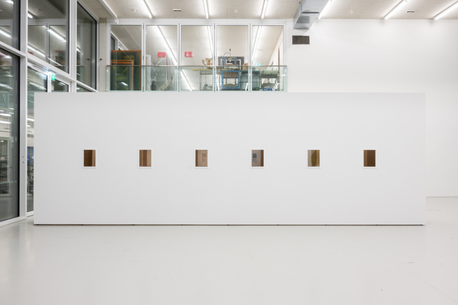 Installation view Diogo Pinto Cherrypickers, der TANK, Institute Art Gender Nature HGK Basel FHNW, Basel, 2024, photo: Finn Curry