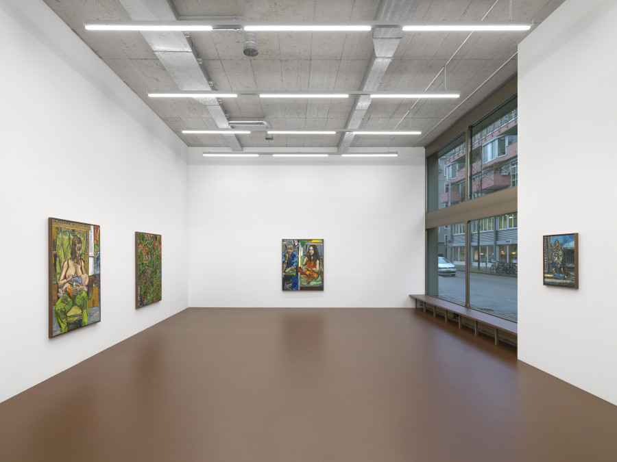 Alex Becerra Pleasure Paintings Installation views Karma International, Zurich 2022 Courtesy of the artist and Karma International, Zurich, Photos: Annik Wetter.