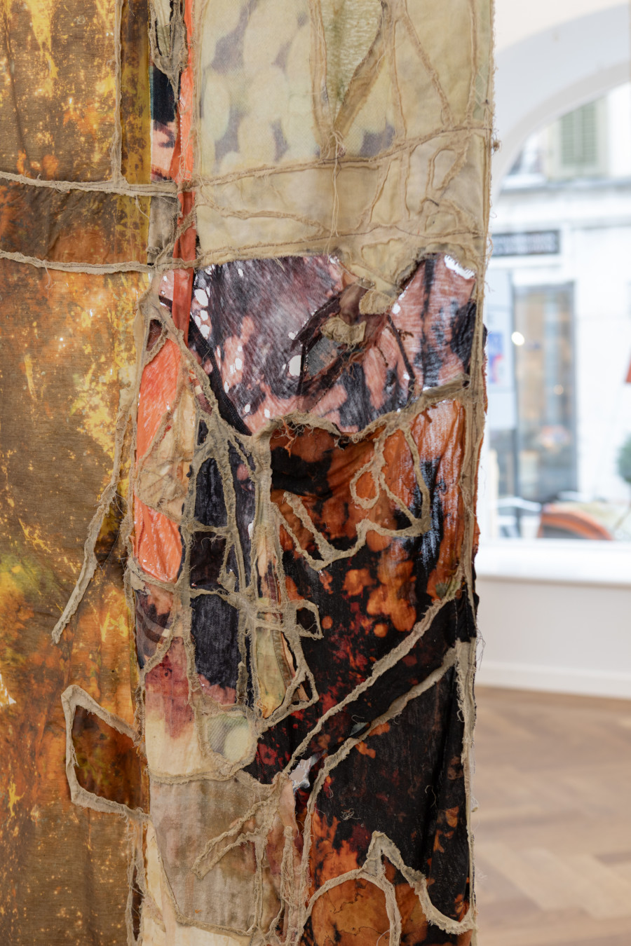 Installation view, THIS CHAPTER BEGINS TWICE, Ève-Gabriel Chabanon, KRONE COURONNE, 2025. Photo credit: Michal Schorro