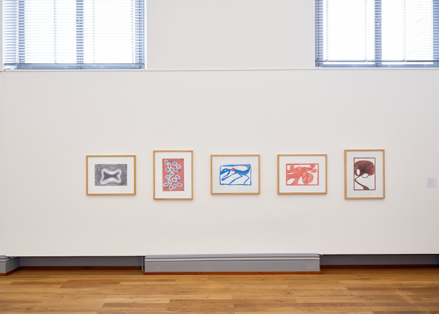 Installation view, Hommage an Otto Lehmann, Kunstmuseum Solothurn, 2022.