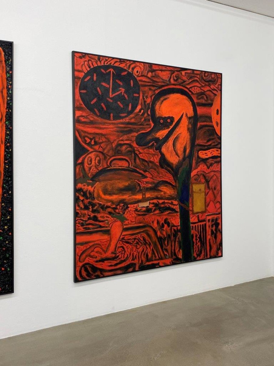 Beni Bischof: Big Painting, Installation view, 2023, Galerie Nicola von Senger.