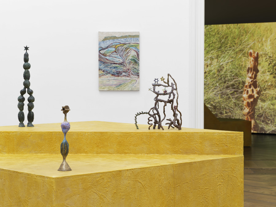 Diambe, Bees beings beans, exhibition view, Kunsthalle Basel, 2026, photo: Philipp Hänger / Kunsthalle Basel